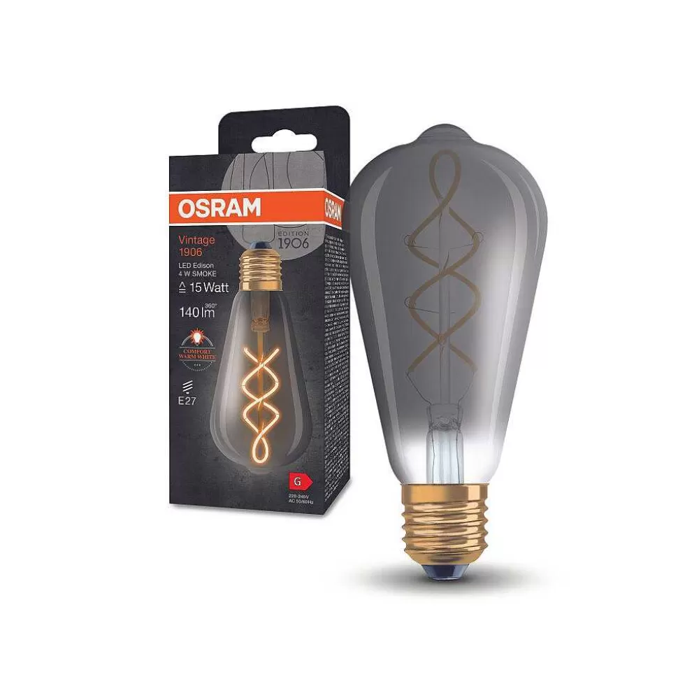 Luminaires Osram Ampoules Led>Osram Vintage 1906® Led E27 4 Watt 1800 Kelvin 140 Lumen