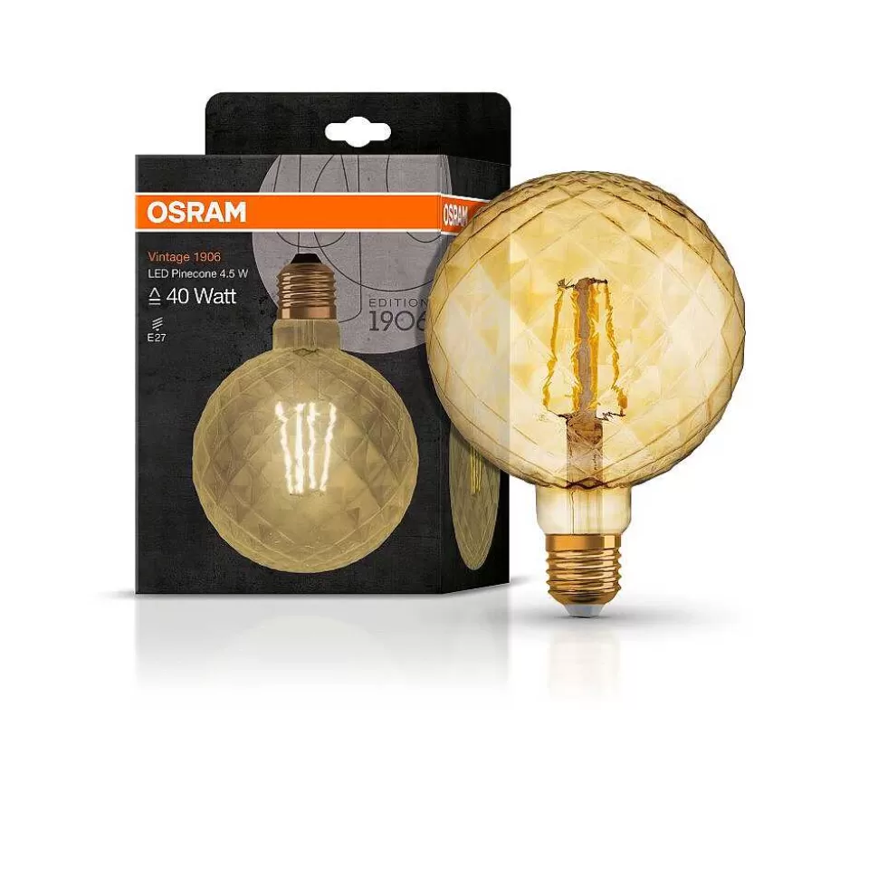 Luminaires Osram Ampoules Filament>Osram Vintage 1906® Led E27 4 Watt 2400 Kelvin 470 Lumen