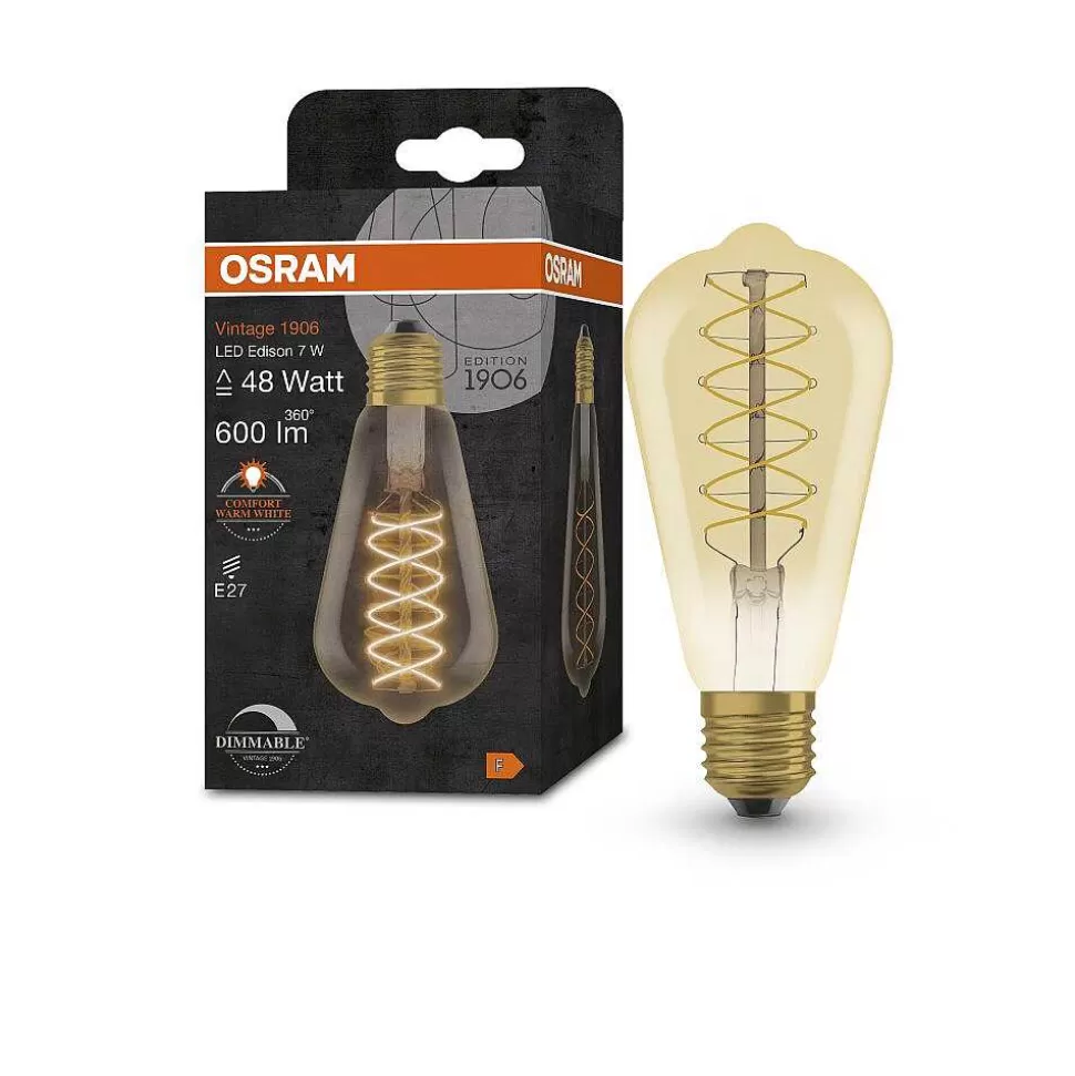 Luminaires Osram Lampes À Intensite Variable>Osram Vintage 1906® Led E27 7 Watt 2200 Kelvin 600 Lumen