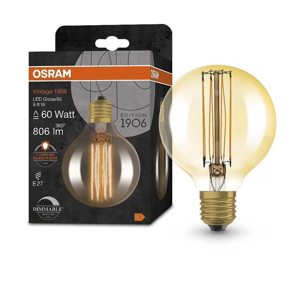 Luminaires Osram Lampes À Intensite Variable>Osram Vintage 1906® Led E27 8,8 Watt 2200 Kelvin 806 Lumen