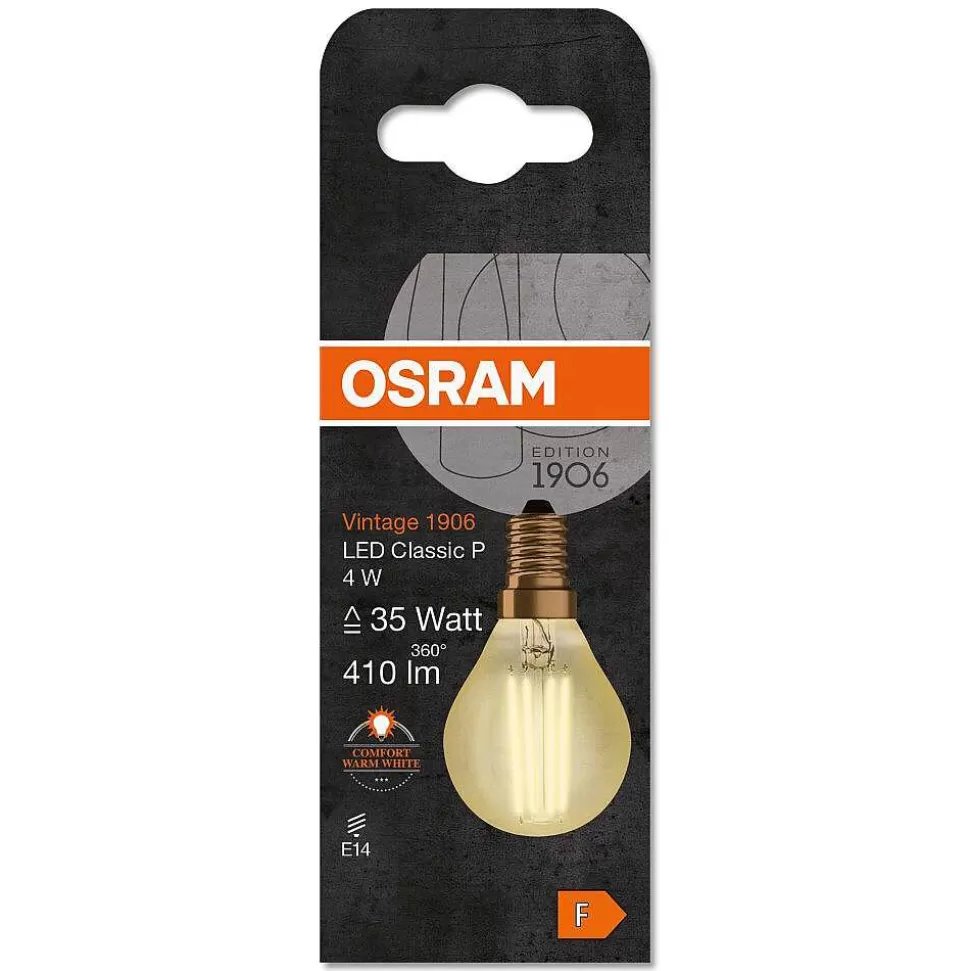 Luminaires Osram Ampoules Led>Osram Vintage 1906® Led E14 4 Watt 2400 Kelvin 410 Lumen