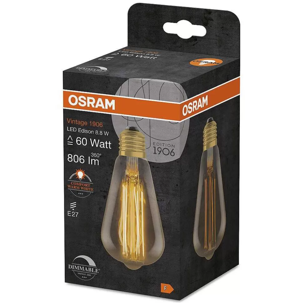 Luminaires Osram Lampes À Intensite Variable>Osram Vintage 1906® Led E27 8,8 Watt 2200 Kelvin 806 Lumen