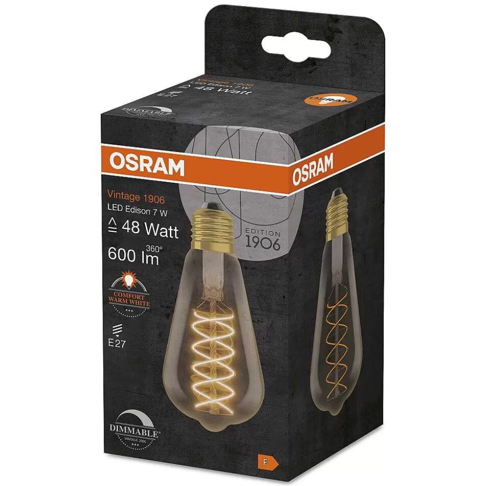 Luminaires Osram Lampes À Intensite Variable>Osram Vintage 1906® Led E27 7 Watt 2200 Kelvin 600 Lumen