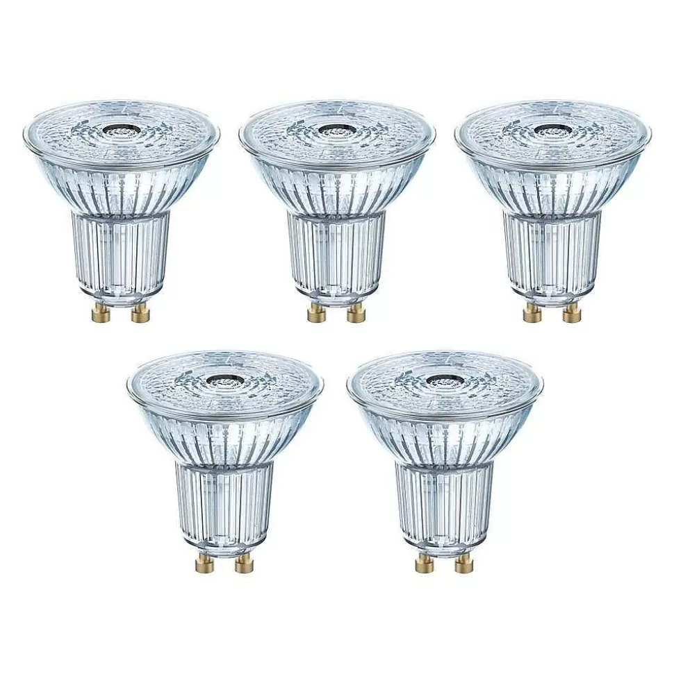 Luminaires Ledvance Ampoules Led>Osram 5X Set Led Gu10 4,3 Watt 2700 Kelvin 350 Lumen