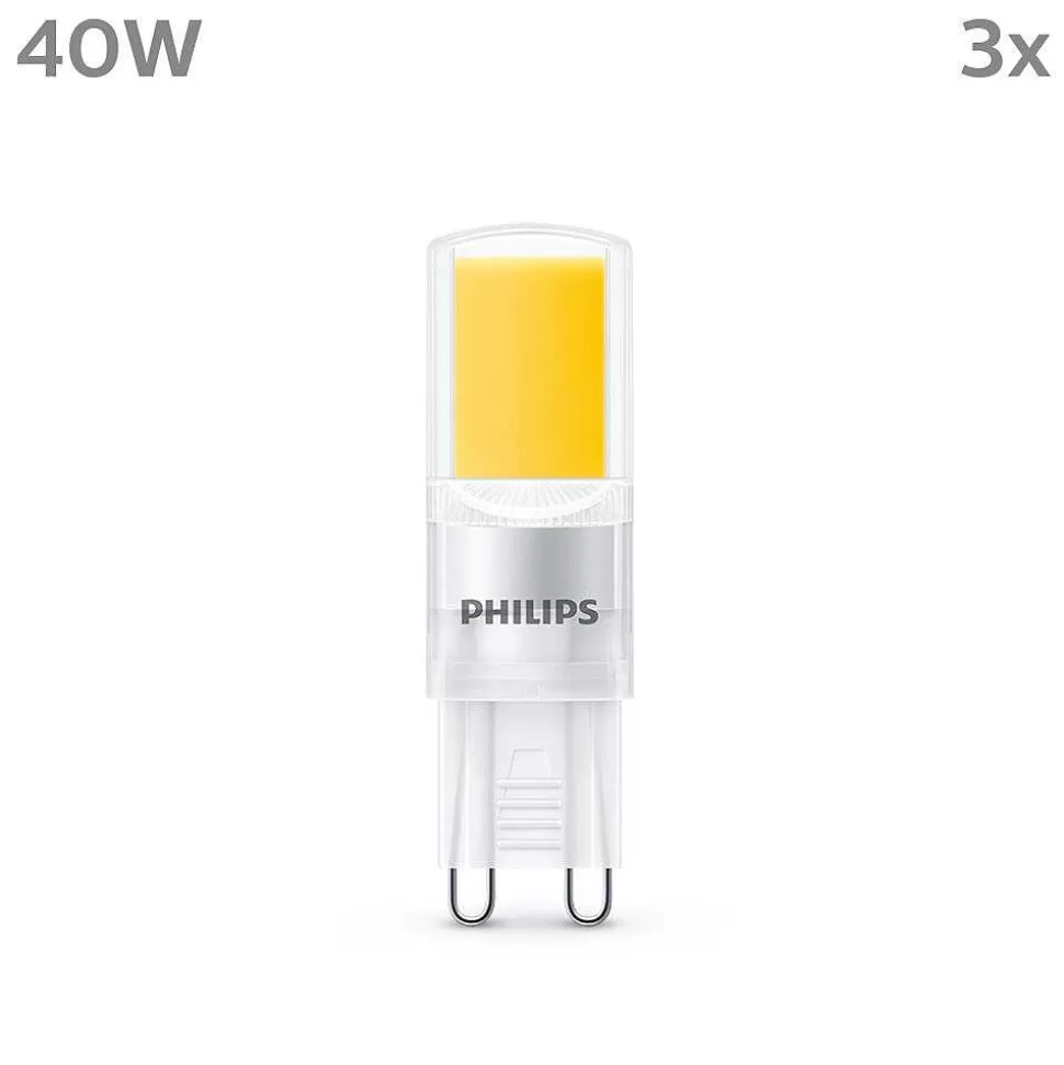 Luminaires Philips Autres Culots>Philips Bulb 3Pcs Set Led Gu9 3,2 Watt 2700 Kelvin 400 Lumen