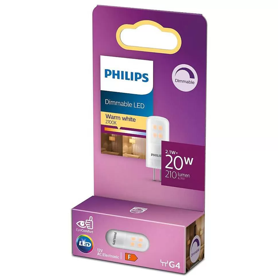 Luminaires Philips Autres Culots>Philips Led G4 2 Watt 2700 Kelvin 200 Lumen