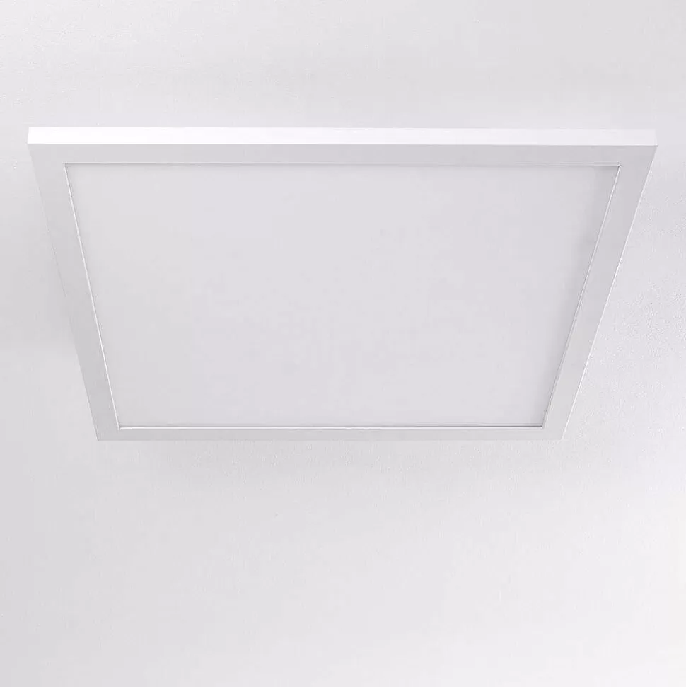 hofstein Luminaires Interieurs Connectes>Plafonnier Bankura Led Blanc, 1 Lumiere, Telecommandes, Changeur De Couleurs