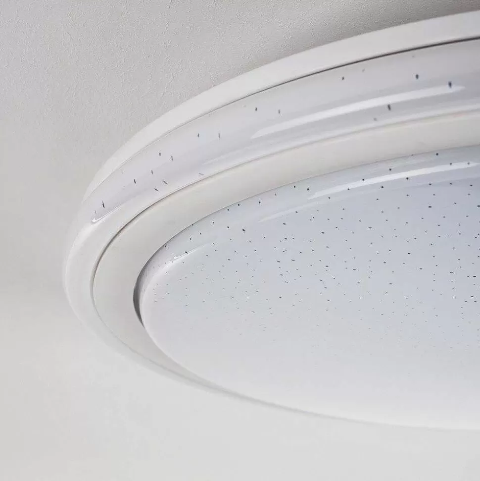 hofstein Éclairage Led>Plafonnier Bermeo Led Blanc, 2 Lumieres, Telecommandes, Changeur De Couleurs