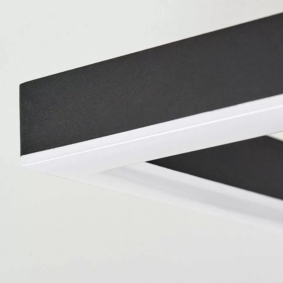 hofstein Éclairage Led>Plafonnier Cascada Led Brun, Couleur Bois, Noir, 1 Lumiere