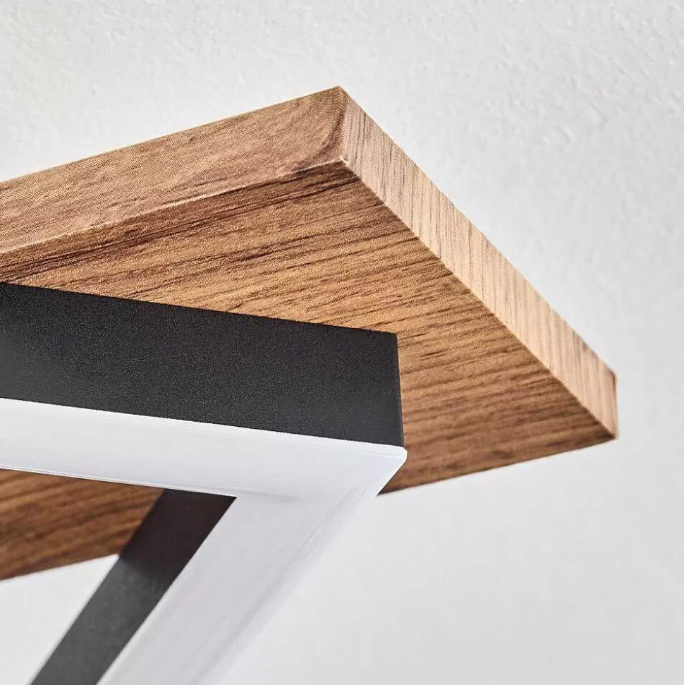 hofstein Éclairage Led>Plafonnier Cascada Led Brun, Couleur Bois, Noir, 1 Lumiere