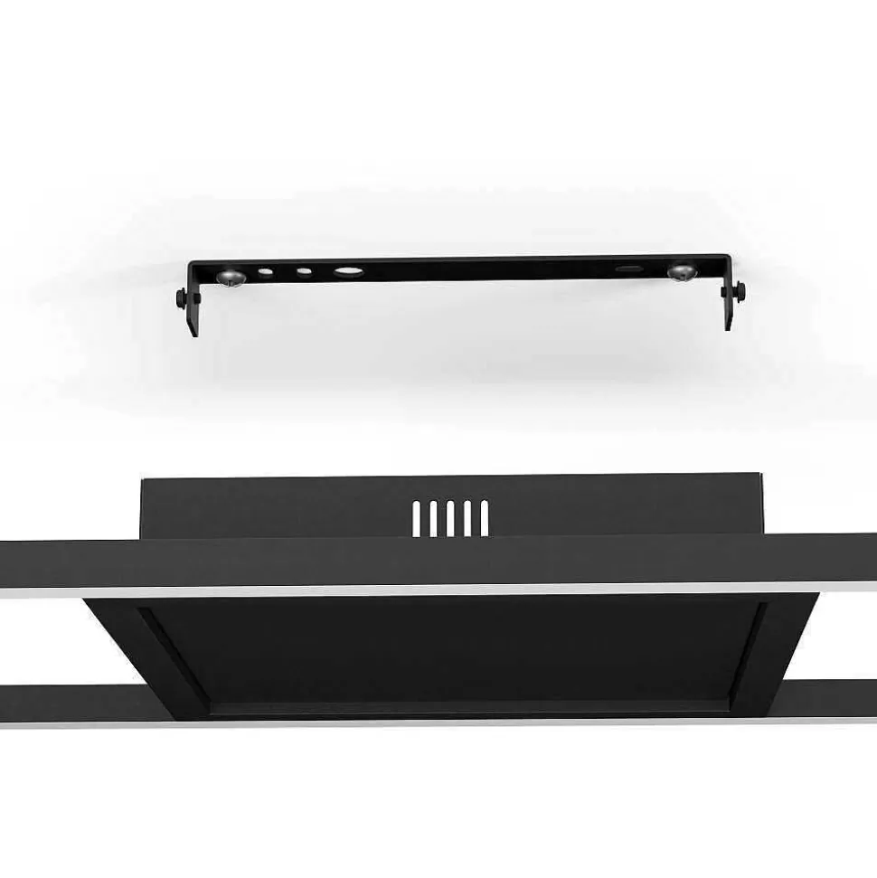 Luminaires Eglo Eglo Connect>Plafonnier Eglo Calagrano-Z Led Noir, 1 Lumiere, Changeur De Couleurs