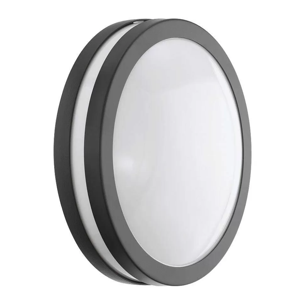 Luminaires Eglo Luminaires Extérieurs Connectes>Plafonnier Eglo Connect Locana Led Anthracite, 1 Lumiere