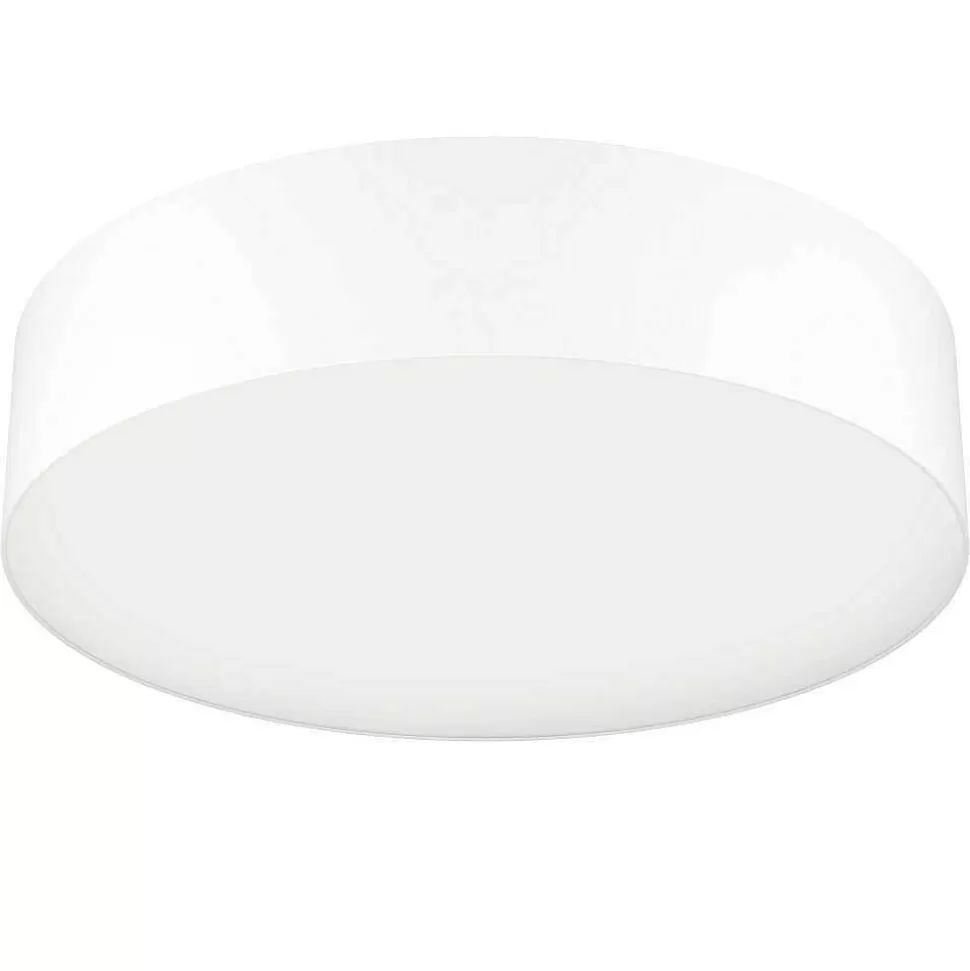 Luminaires Eglo Eglo Connect>Plafonnier Eglo Romao-Z Led Blanc, 1 Lumiere, Changeur De Couleurs