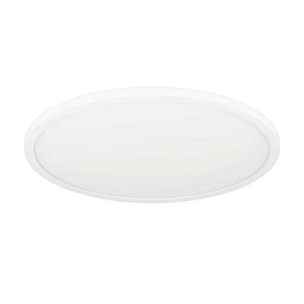 Luminaires Eglo Eglo Connect>Plafonnier Eglo Rovito-Z Led Blanc, 1 Lumiere, Changeur De Couleurs