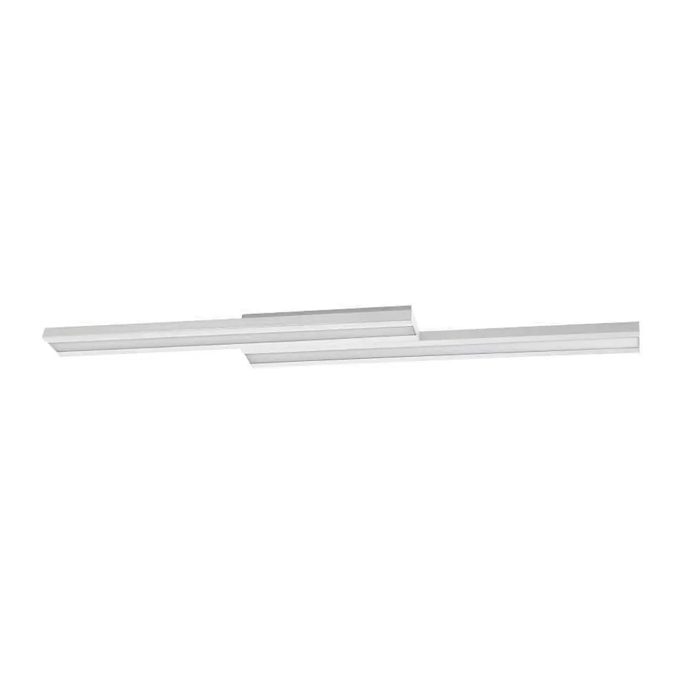 Luminaires Eglo Eglo Connect>Plafonnier Eglo Saliteras-Z Led Blanc, 2 Lumieres, Changeur De Couleurs