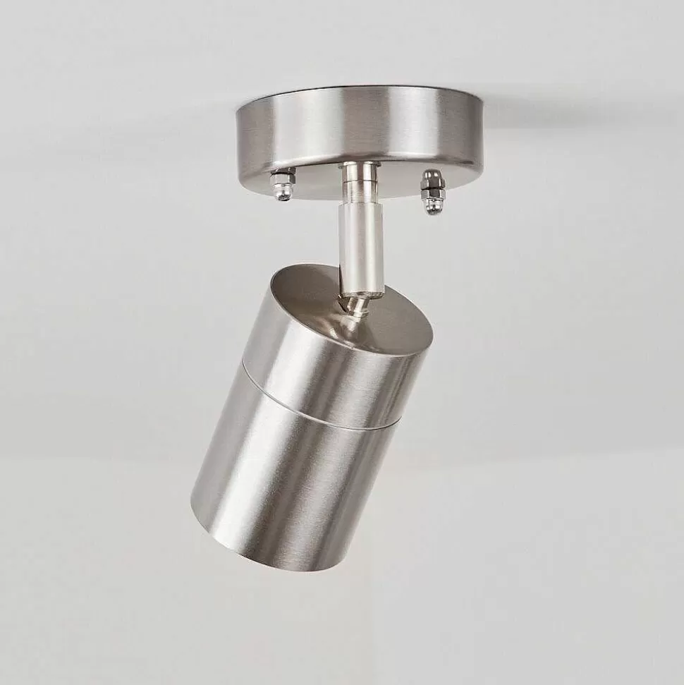 hofstein Plafonniers Extérieurs>Plafonnier Exterieur Corneda Acier Inoxydable, 1 Lumiere