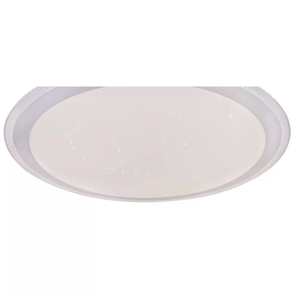 Luminaires Globo Lighting Tuya>Plafonnier Globo Carry Led Blanc, 1 Lumiere, Telecommandes, Changeur De Couleurs