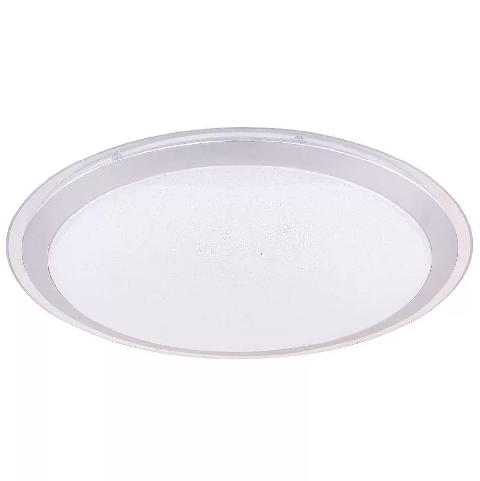 Luminaires Globo Lighting Tuya>Plafonnier Globo Carry Led Blanc, 1 Lumiere, Telecommandes, Changeur De Couleurs