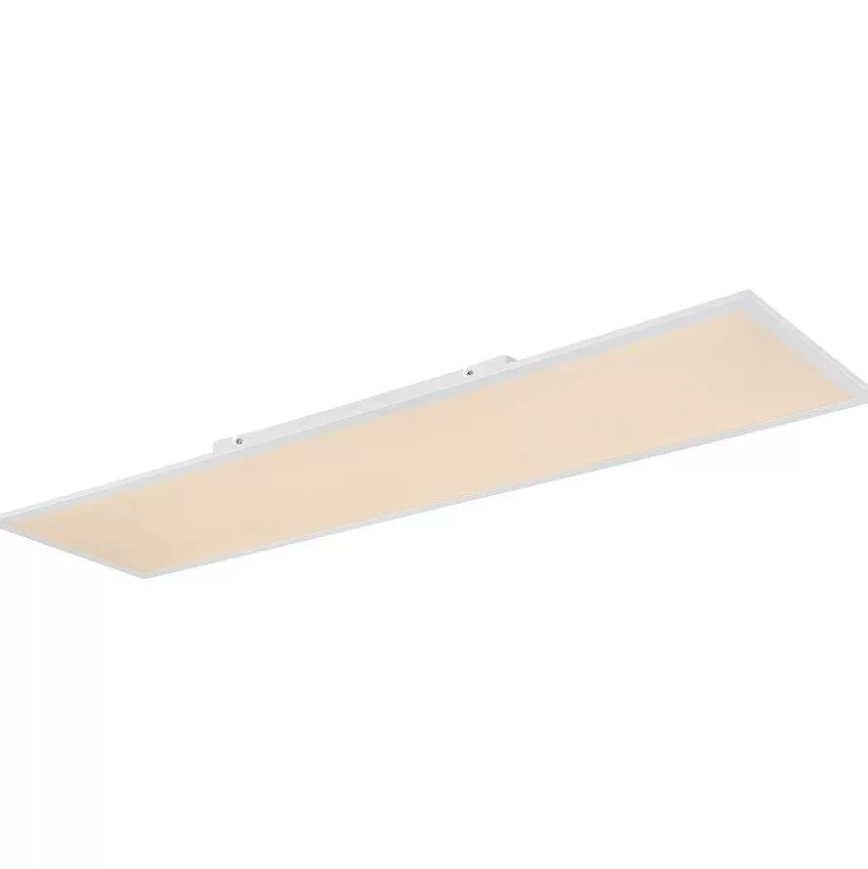 Luminaires Globo Lighting Tuya>Plafonnier Globo Doro Led Blanc, 2 Lumieres, Telecommandes, Changeur De Couleurs