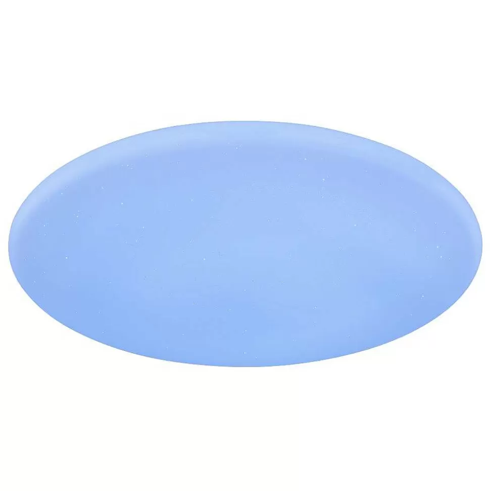 Luminaires Globo Lighting Tuya>Plafonnier Globo Rena Led Blanc, 1 Lumiere, Telecommandes, Changeur De Couleurs