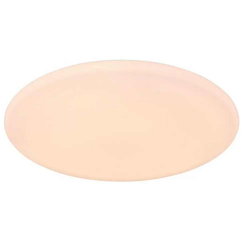 Luminaires Globo Lighting Tuya>Plafonnier Globo Rena Led Blanc, 1 Lumiere, Telecommandes, Changeur De Couleurs