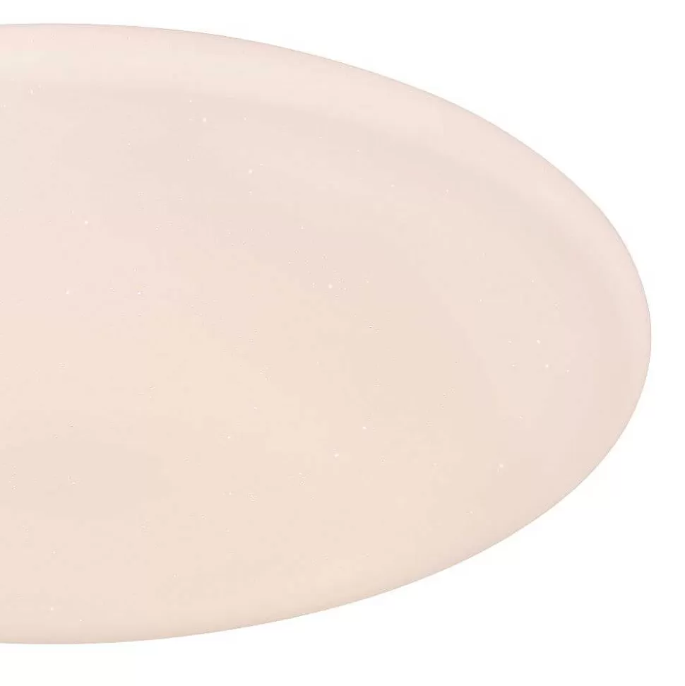 Luminaires Globo Lighting Tuya>Plafonnier Globo Rena Led Blanc, 1 Lumiere, Telecommandes, Changeur De Couleurs