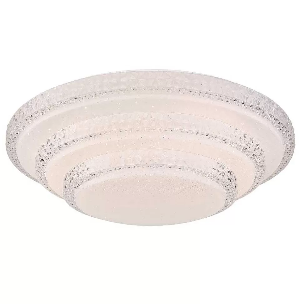Luminaires Globo Lighting Zigbee>Plafonnier Globo Rita Led Blanc, 1 Lumiere, Telecommandes