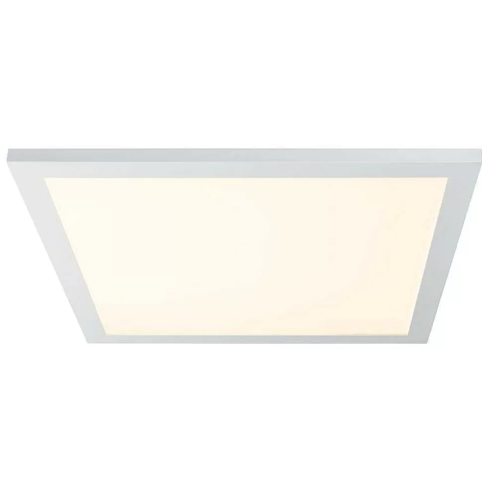 Luminaires Globo Lighting Tuya>Plafonnier Globo Rosi Led Blanc, 1 Lumiere, Telecommandes, Changeur De Couleurs