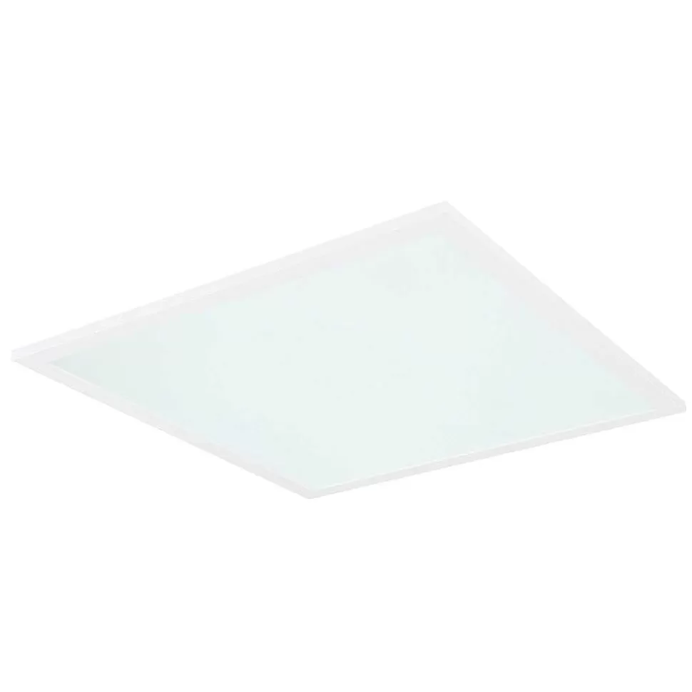 Luminaires Globo Lighting Tuya>Plafonnier Globo Rosi Led Blanc, 1 Lumiere, Telecommandes, Changeur De Couleurs