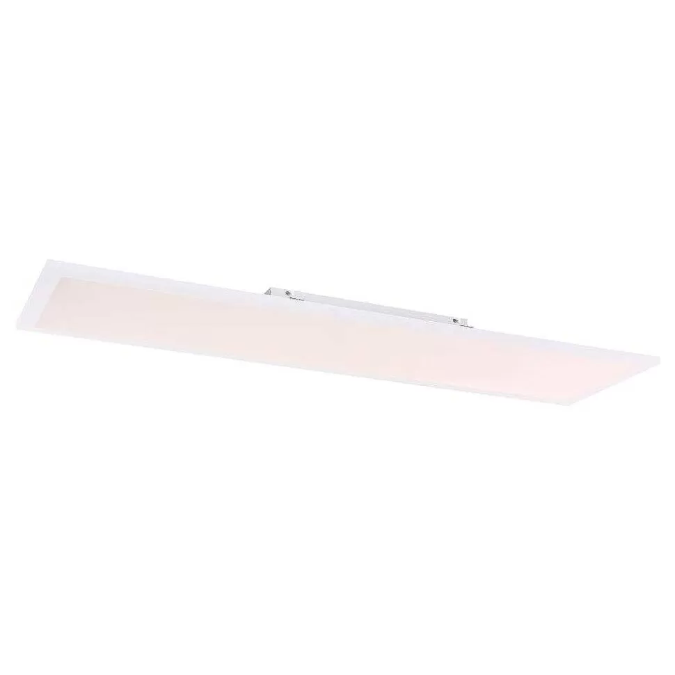 Luminaires Globo Lighting Tuya>Plafonnier Globo Rosi Led Blanc, 1 Lumiere, Telecommandes, Changeur De Couleurs