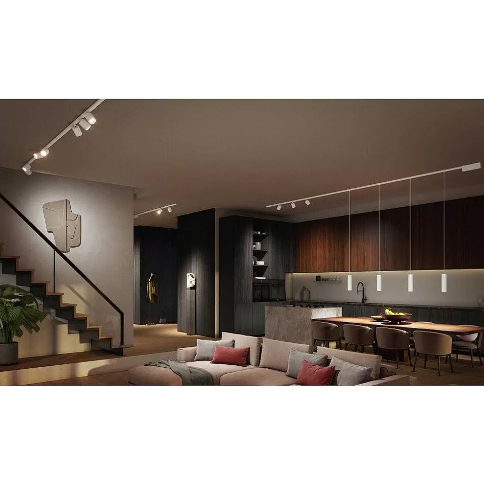 Luminaires Philips Zigbee>Plafonnier Kit De Base Philips Hue Perifo Led Blanc, 4 Lumieres, Changeur De Couleurs