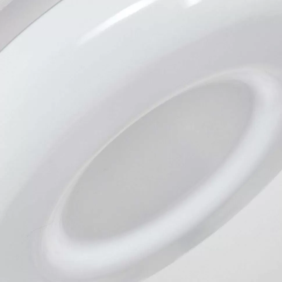 hofstein Luminaires Interieurs Connectes>Plafonnier Monfebres Led Argente, Blanc, 1 Lumiere, Telecommandes, Changeur De Couleurs