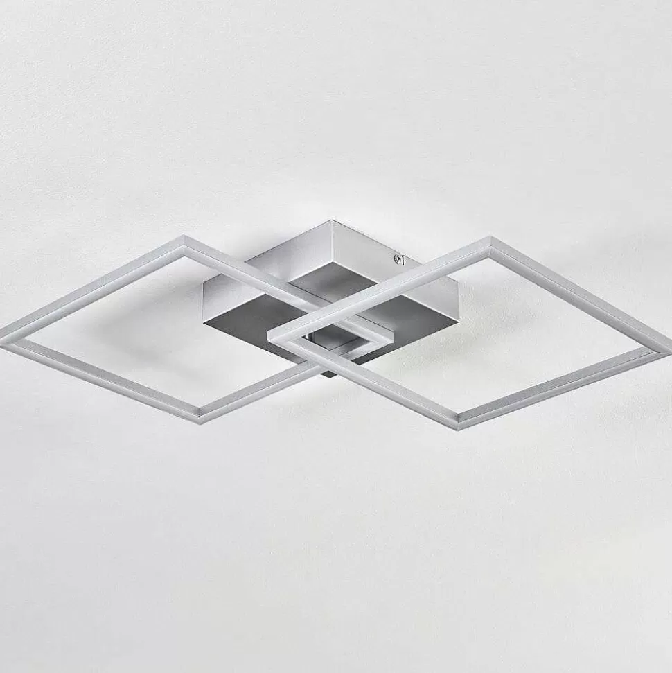 hofstein Plafonniers>Plafonnier Obo Led Titane, 1 Lumiere