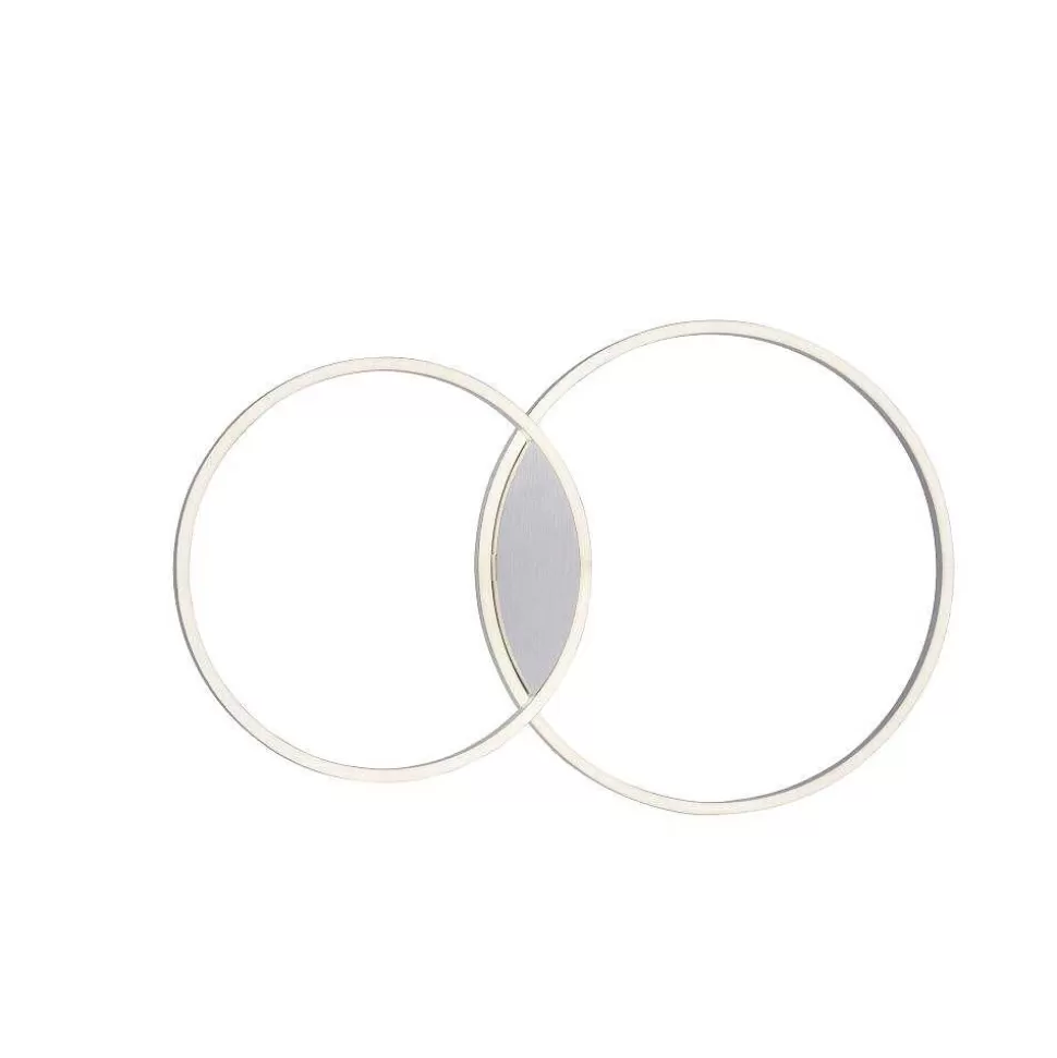 Paul Neuhaus Q-Serie Paul Neuhaus Q>Plafonnier Paul Neuhaus Q-Kate Led Aluminium, 1 Lumiere, Telecommandes