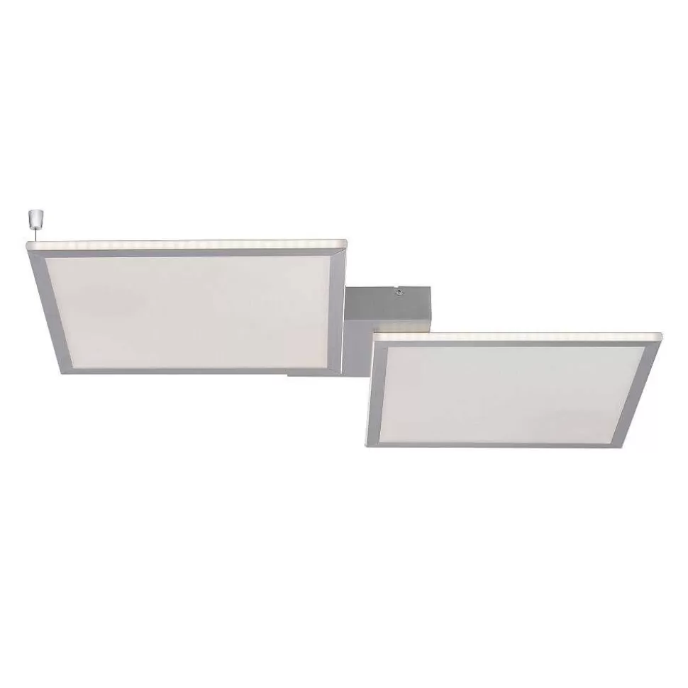 Paul Neuhaus Q-Serie Paul Neuhaus Q>Plafonnier Paul Neuhaus Q-Rosa Led Blanc, 2 Lumieres, Telecommandes