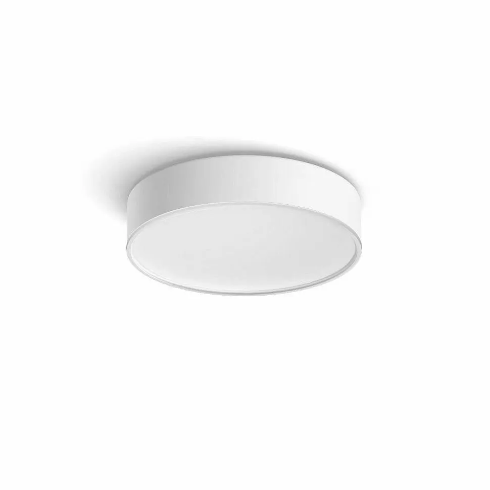 Luminaires Philips Luminaires Interieurs Connectes>Plafonnier Philips Hue Enrave Led Blanc, 1 Lumiere, Telecommandes