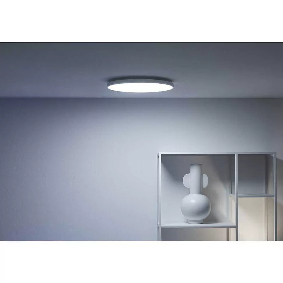 Luminaires Philips Wiz>Plafonnier Philips Wiz Rune Led Blanc, 1 Lumiere, Changeur De Couleurs
