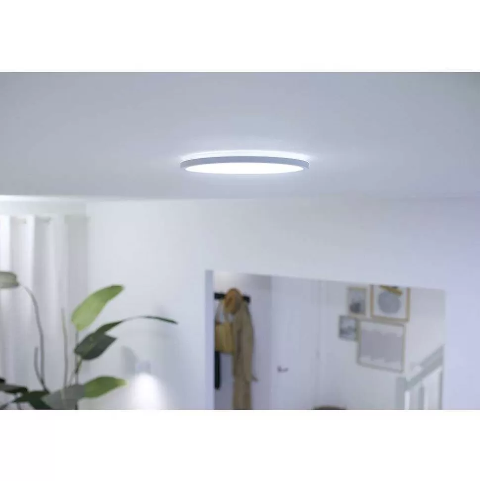 Luminaires Philips Wiz>Plafonnier Philips Wiz Super Slim Led Blanc, 1 Lumiere