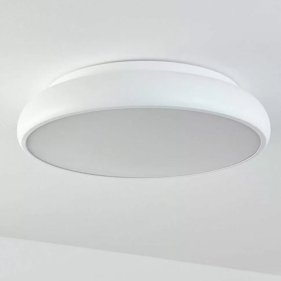hofstein Luminaires Interieurs Connectes>Plafonnier Rhone Led Blanc, 1 Lumiere, Changeur De Couleurs
