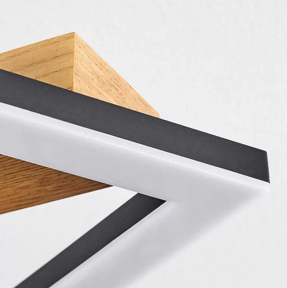 hofstein Luminaires Scandinaves>Plafonnier Tavon Led Ecru, Noir, 1 Lumiere