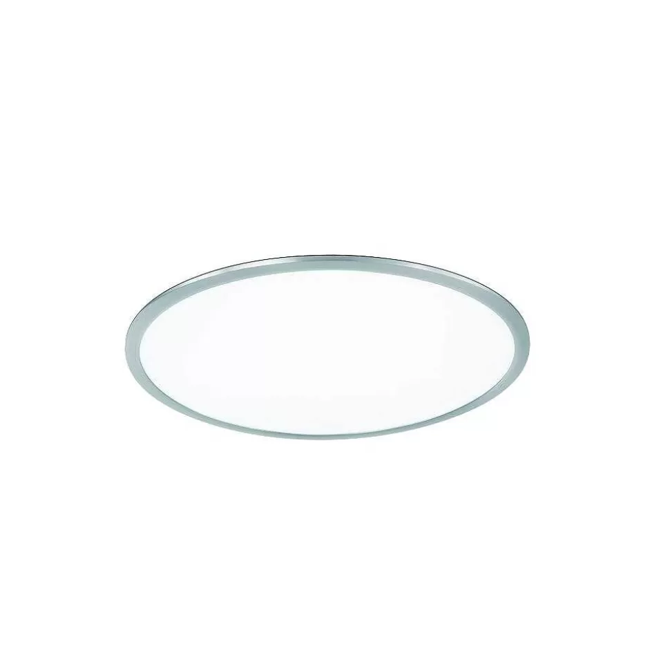 Luminaires Trio Wiz>Plafonnier Trio Griffin Led Nickel Mat, 4 Lumieres