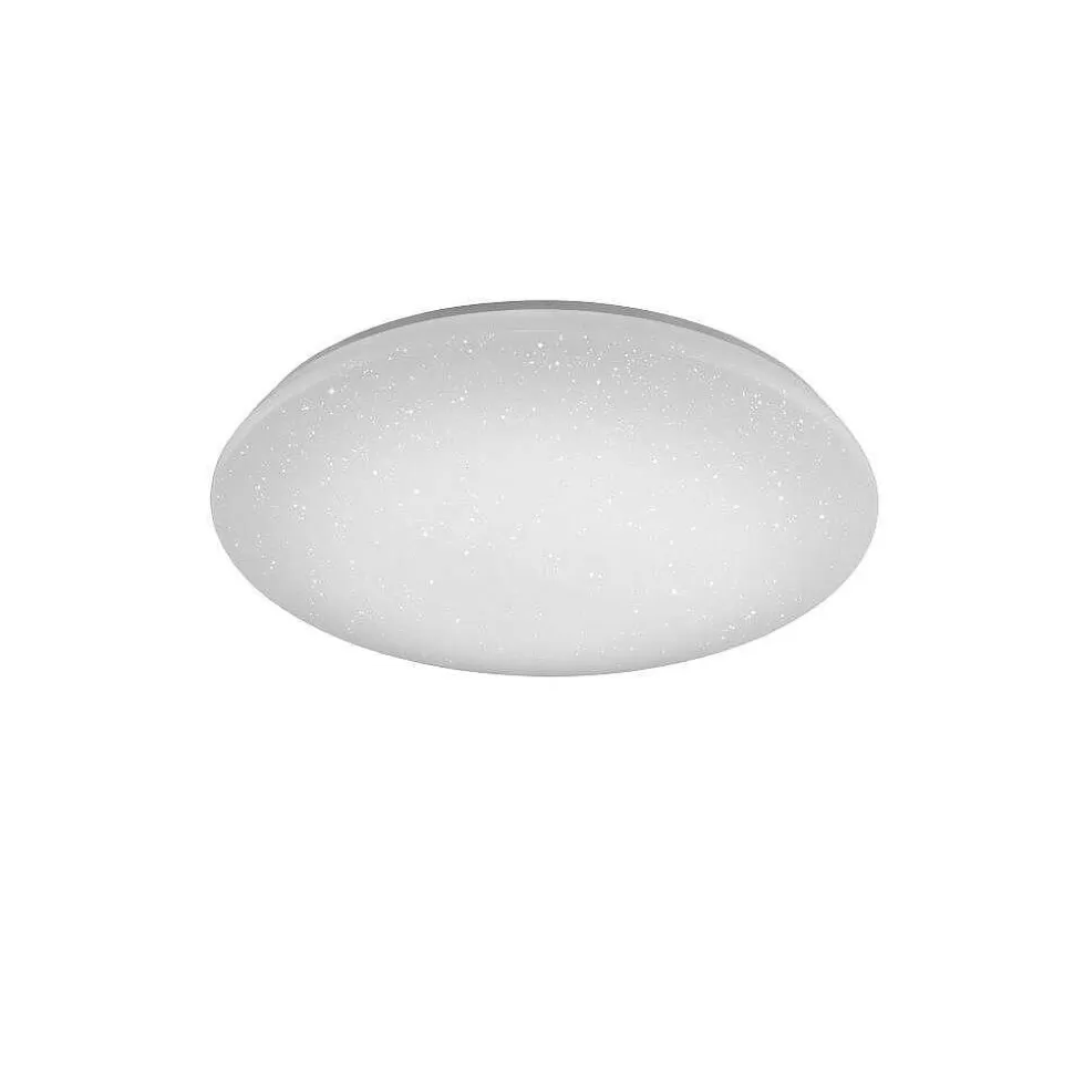 Luminaires Trio Wiz>Plafonnier Trio Leuchten Wiz Charly Led Blanc, 1 Lumiere, Telecommandes, Changeur De Couleurs