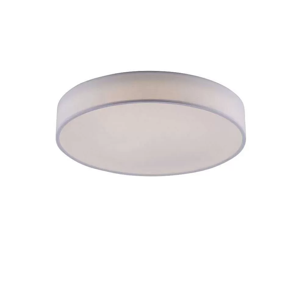 Luminaires Trio Wiz>Plafonnier Trio Leuchten Wiz Diamo Led Blanc, 1 Lumiere, Telecommandes, Changeur De Couleurs