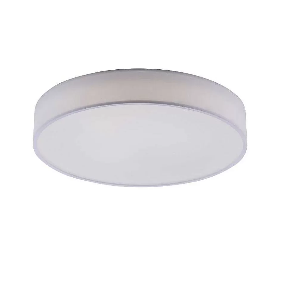 Luminaires Trio Wiz>Plafonnier Trio Leuchten Wiz Diamo Led Blanc, 1 Lumiere, Telecommandes, Changeur De Couleurs