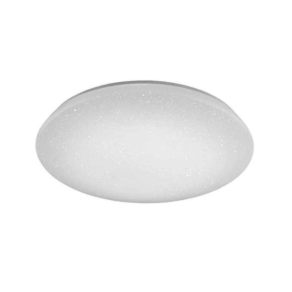 Luminaires Trio Wiz>Plafonnier Trio Leuchten Wiz Nalida Led Blanc, 1 Lumiere, Telecommandes, Changeur De Couleurs