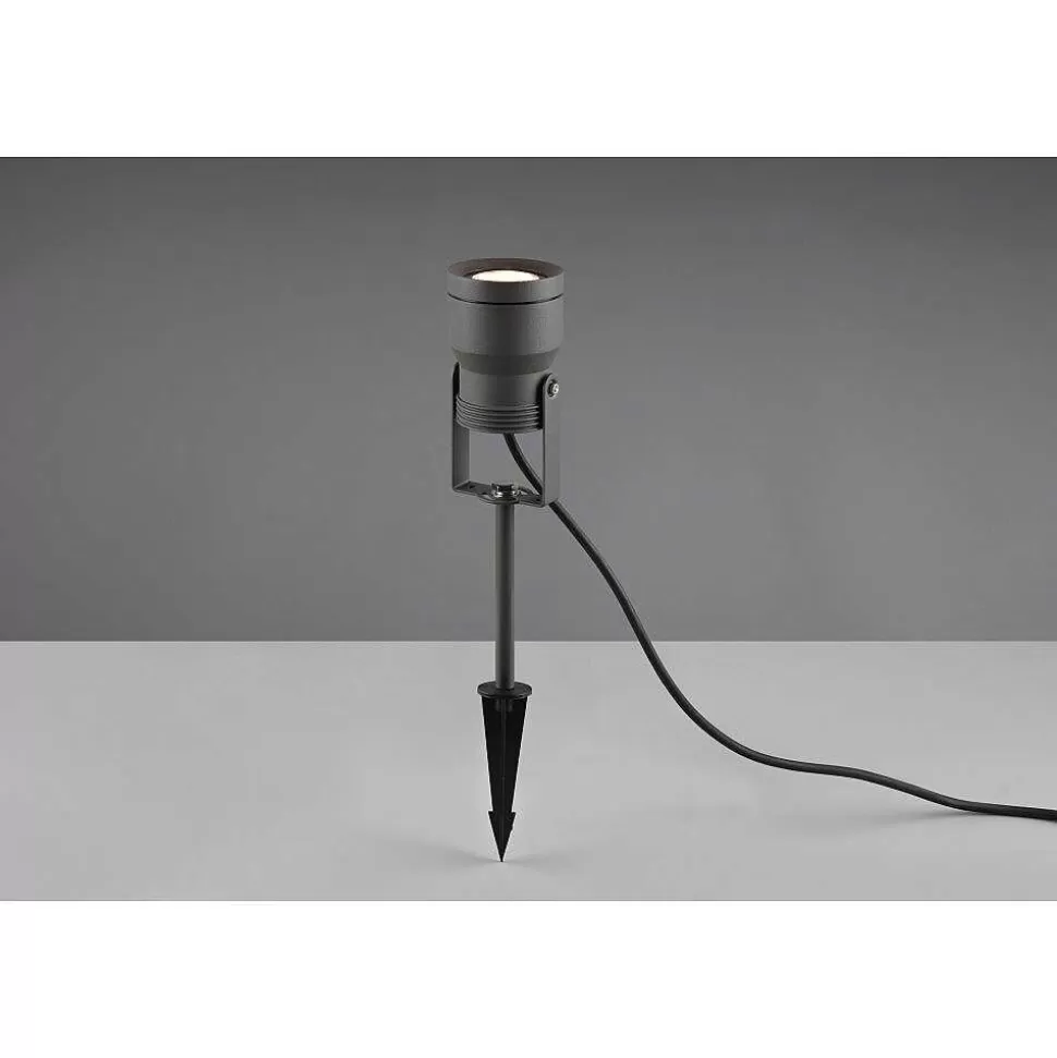 Luminaires Trio Spots Extérieurs>Spot De Jardin Trio Mareb Led Anthracite, 1 Lumiere