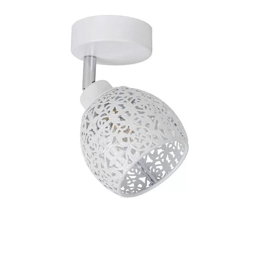 Luminaires Lucide Luminaires Marocains>Spot De Plafond Lucide Tahar Blanc, 1 Lumiere