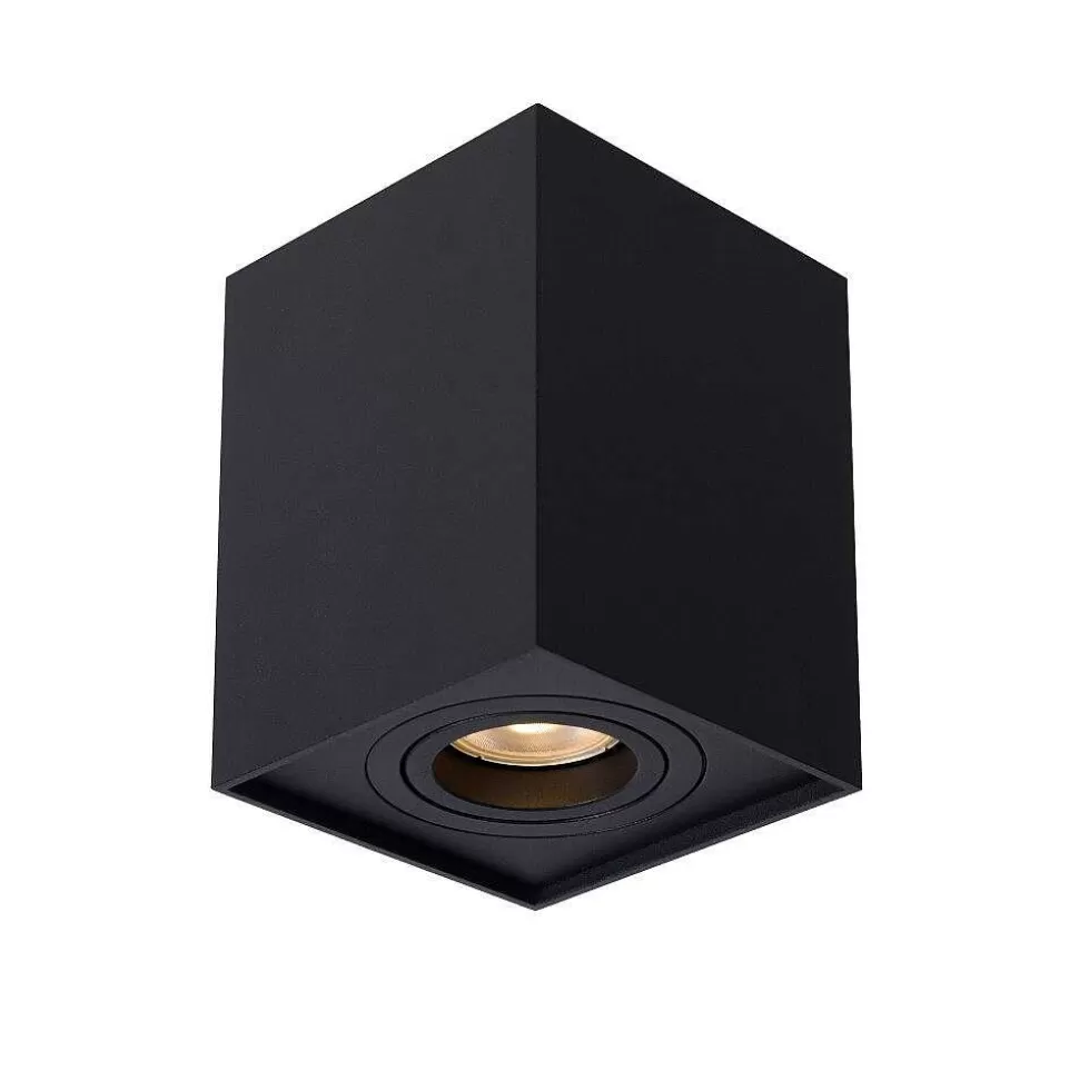 Luminaires Lucide Spots Professionnels>Spot De Plafond Lucide Tube Noir, 1 Lumiere