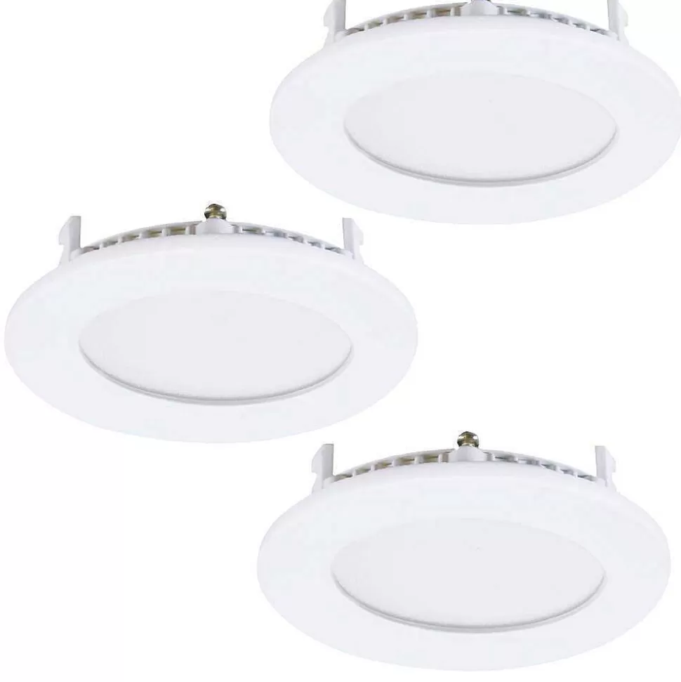 Luminaires Eglo Luminaires Encastrés>Spot Encastrable Eglo Fueva Led Blanc, 3 Lumieres