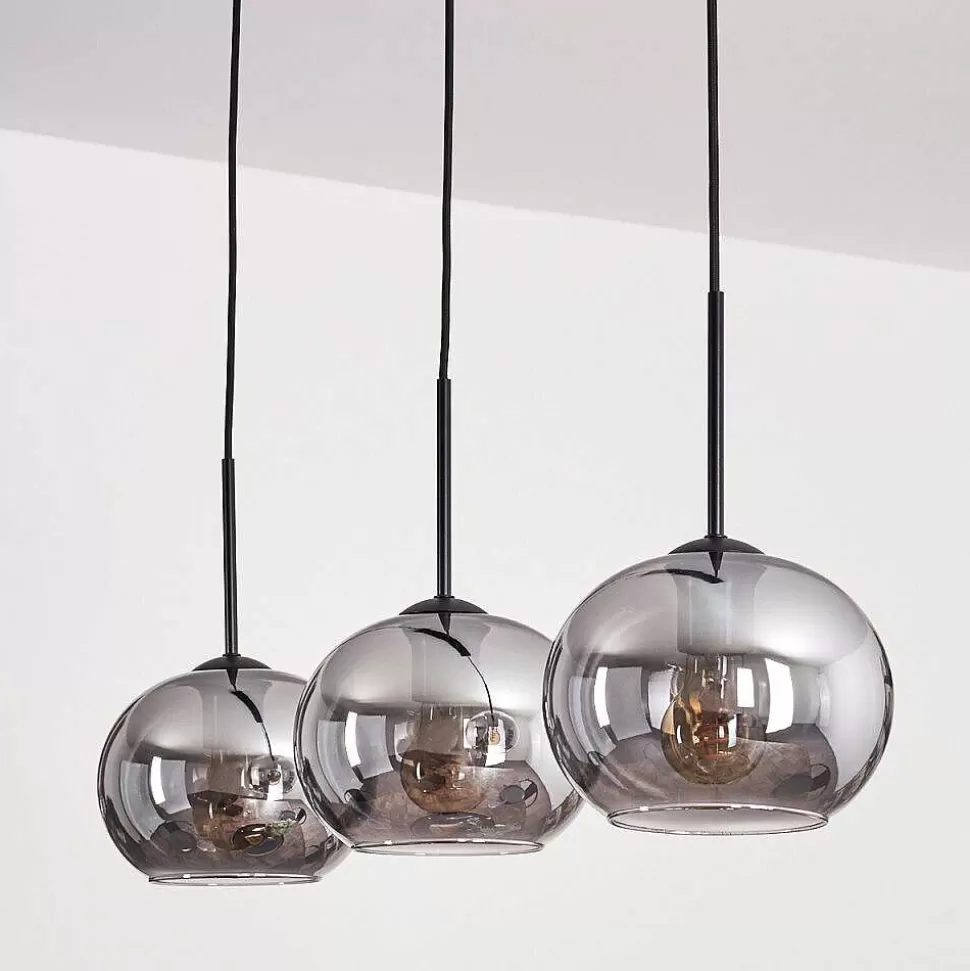 hofstein Lampes À Boules>Suspension - Verre Apedo Fume, 3 Lumieres